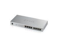 Zyxel GS1008HP No administrado Gigabit Ethernet (10/100/1000) Energía sobre Ethernet (PoE) Gris