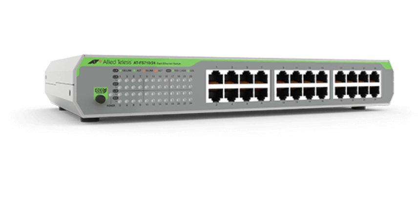 Allied Telesis FS710/24 No administrado Fast Ethernet (10/100) Gris