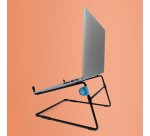 R-Go Tools Support pour ordinateur portable R-Go Steel Office, adapté pour 10-22 pouces, noir