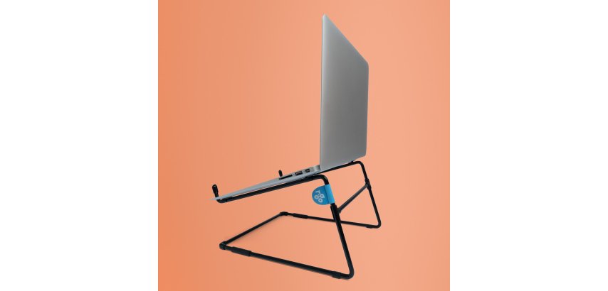 R-Go Tools Support pour ordinateur portable R-Go Steel Office, adapté pour 10-22 pouces, noir