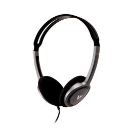 V7 HA310-2EP auricular y casco Auriculares Alámbrico Diadema Música Negro, Plata