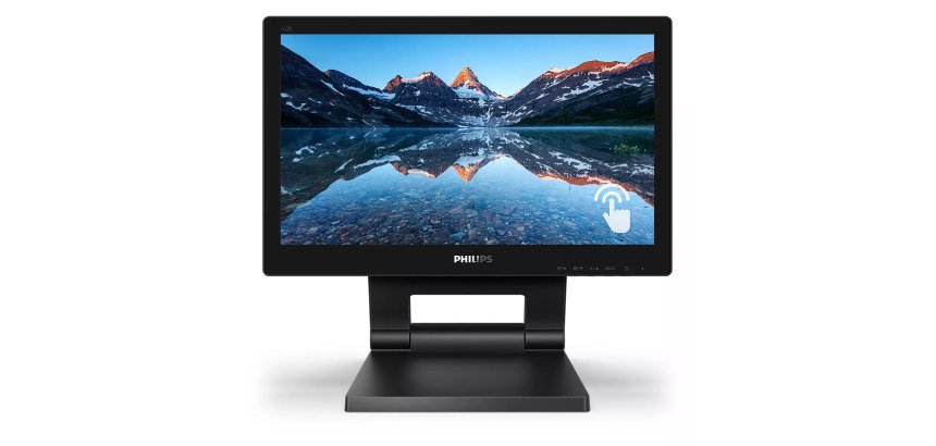 Philips 162B9T/00 computer monitor 39.6 cm (15.6") 1366 x 768 pixels HD LCD Touchscreen Black