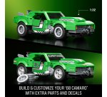 Mattel Brick Shop Hot Wheels Custom ’68 Camaro Building Toy Kit (289 Pieces), for Collectors