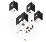 Lindy 38174 extensor audio/video Transmisor y receptor de señales AV Negro