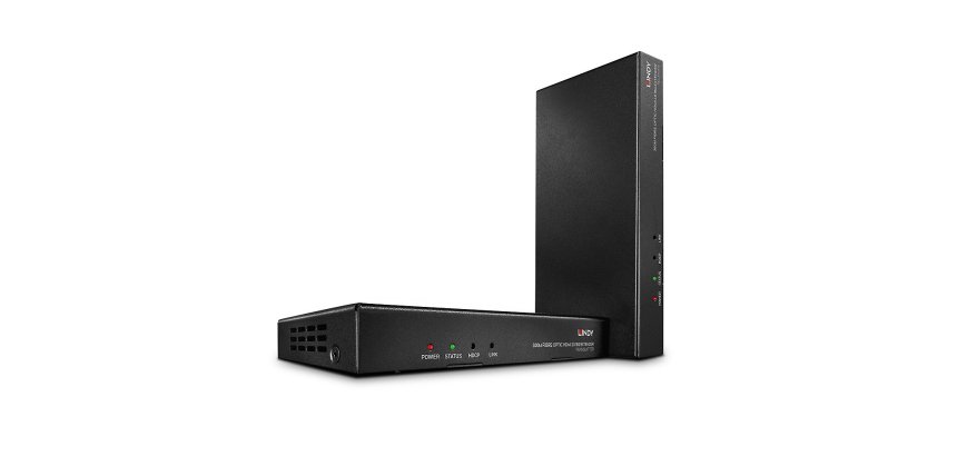 Lindy 38174 extensor audio/video Transmisor y receptor de señales AV Negro