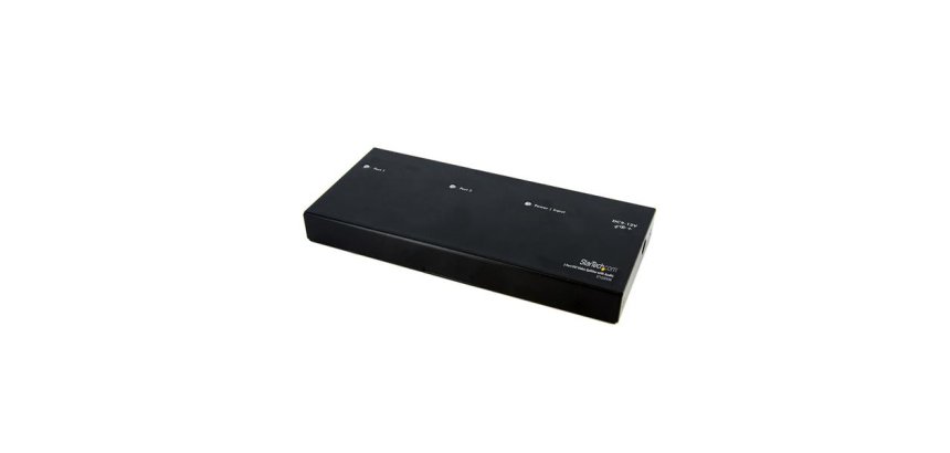 StarTech.com Duplicador Divisor Multiplicador de Vídeo DVI y Audio de 2 puertos - Cable
