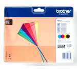 Brother LC-223 / LC223VALBP Pack negro+colores Cartucho original de capacidad estándar (550 páginas)