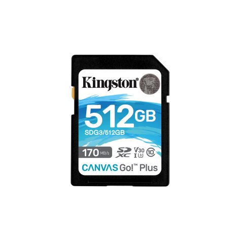 Kingston Technology Canvas Go! Plus 512 GB SD UHS-I Clase 10