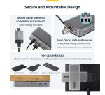 StarTech.com USB-C Docking Station Triple 4K Displays (2x 4K 60Hz, 1x 4K 30Hz), 100W Power Delivery, 6 USB Ports (10Gbps), Gigabit Ethernet, DisplayPort + HDMI, Driverless Windows Laptop Dock