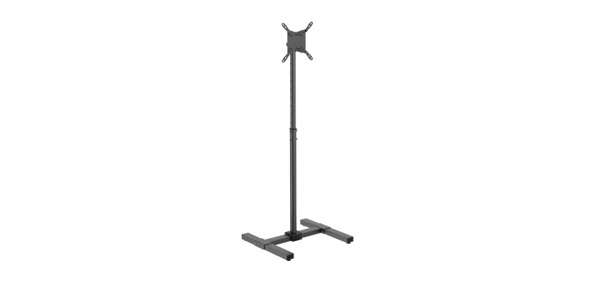 AISENS Soporte de Suelo Inclinable y Extensible para TV 20Kg de 13-42, Negro