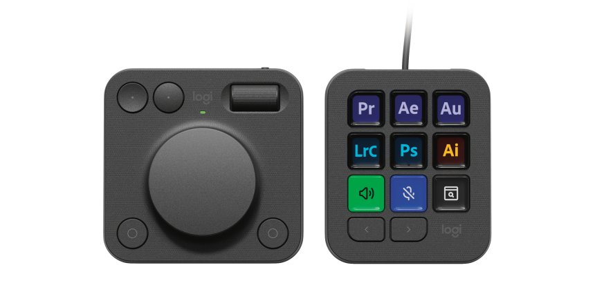 Logitech MX Creative Console Clavier Bluetooth/USB Graphite