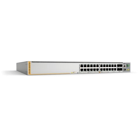 Allied Telesis AT-x530-28GPXm-50 Géré L3 Gigabit Ethernet (10/100/1000) Connexion Ethernet, supportant l'alimentation via ce port (PoE) 1U Gris