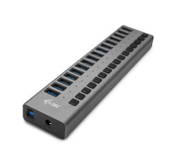 i-tec USB 3.0 Charging HUB 16port + Power Adapter 90 W