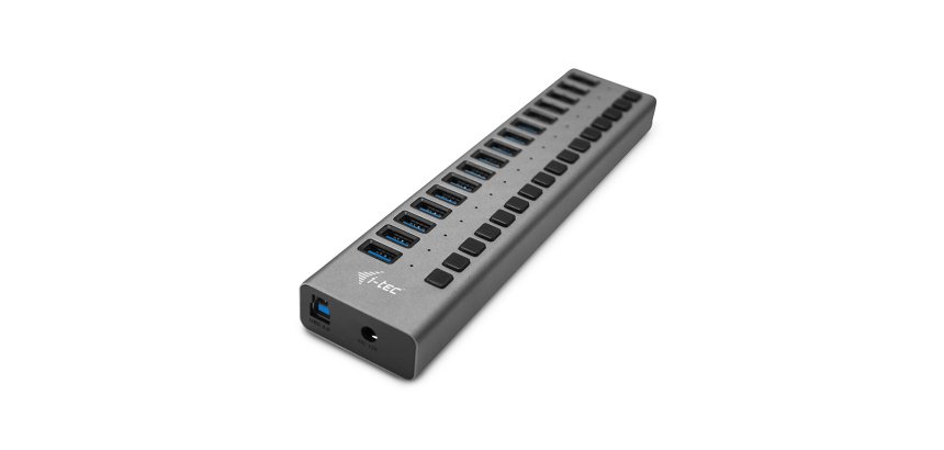 i-tec USB 3.0 Charging HUB 16port + Power Adapter 90 W