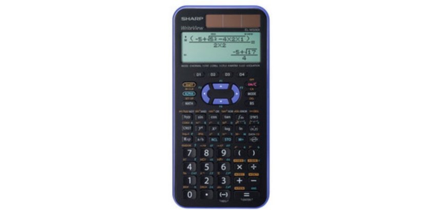 Sharp EL-W506TBSL calcolatrice Desktop Calcolatrice scientifica Nero