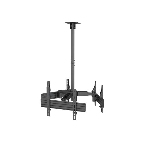 Equip Soporte de TV de triple pantalla para montaje en techo de 37"-65
