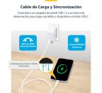 StarTech.com Cable de Carga USB-C de 3m - Cable de Carga USB Tipo C para Portátil - Cable USB para Tablet o Móvil - Entrega de Alimentación PD de 60W 3A - Cable de Datos - Macho a Macho - Blanco