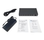 LevelOne GEP-0925 switch di rete Non gestito 2.5G Ethernet (100/1000/2500) Supporto Power over Ethernet (PoE) Nero