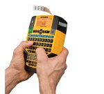 DYMO Rhino etichette industriali flessibili in nylon autoadesive | rotolo da 19 mm x 3,5 m | stampa nera su bianco