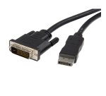 StarTech.com 10ft (3m) DisplayPort to DVI Cable - DisplayPort to DVI Adapter Cable 1080p Video - DisplayPort to DVI-D Cable Single Link - DP to DVI Monitor Cable - DP 1.2 to DVI Converter