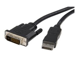 Cable de 3m Adaptador de Vídeo DisplayPort a DVI - Conversor Externo - 1920x1200
