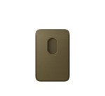 Apple Porte-cartes en tissage fin pour iPhone avec MagSafe - Olive sombre