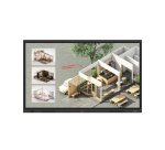 LG CreateBoard Standard lavagna interattiva 165,1 cm (65") 3840 x 2160 Pixel Touch screen Nero