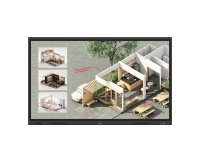 LG CreateBoard Standard lavagna interattiva 165,1 cm (65") 3840 x 2160 Pixel Touch screen Nero