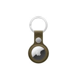 Apple FineWoven AirTag-sleutelhanger - Donker olijfgroen