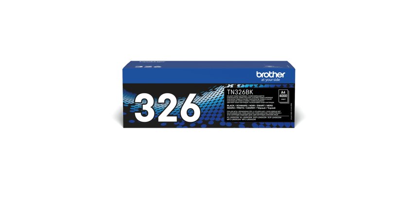 Brother TN-326 / TN326BK Tóner original negro de alta capacidad (4000 páginas)