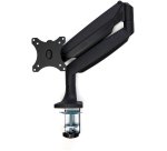 StarTech.com Desk Mount Monitor Arm - Heavy Duty Ergonomic VESA Monitor Arm - Single 32" (19.8lb/9kg) Display - Full Motion, Height Adjustable, Articulating - Aluminum - C-Clamp/Grommet- Black
