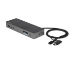StarTech.com Station d'Accueil Universelle pour Ordinateur Portable, Station d'Accueil Hybride USB-C & USB-A, Dual 4K DP & HDMI, 60W PD, Mac / Windows / Chrome OS, 4x USB 5Gbps Hub, GbE