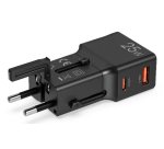 Celly MULTIPLUGSL25W Caricabatterie per dispositivi mobili Cuffie, Smartphone, Tablet Nero AC Ricarica rapida Interno