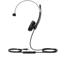 Yealink UH34 Mono Teams Auriculares Alámbrico Diadema Oficina/Centro de llamadas USB tipo A Negro