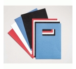 GBC LeatherGrain Binding Covers 250gsm A4 Red (100)