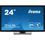 iiyama ProLite T2438MSC-B1 écran plat de PC 60,5 cm (23.8") 1920 x 1080 pixels Full HD LED Écran tactile Noir