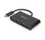 StarTech.com 4 poorts USB 3.0 hub - 5Gbps - USB-C naar 4x USB-A met busvoeding