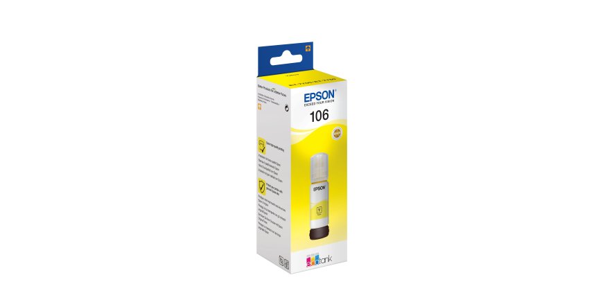 Epson Flacone di inchiostro Giallo 106 EcoTank