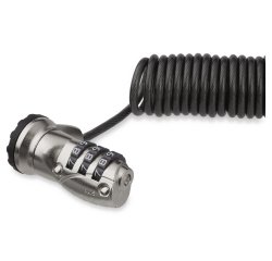 StarTech.com Cable de Seguridad con Combinación para Ordenador Portátil- con Cable Auto Enrrollable - Combinación de 3 Dígitos
