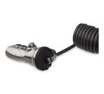 StarTech.com LTLOCK3DCOIL câble antivol Noir, Acier inoxydable 1,8 m