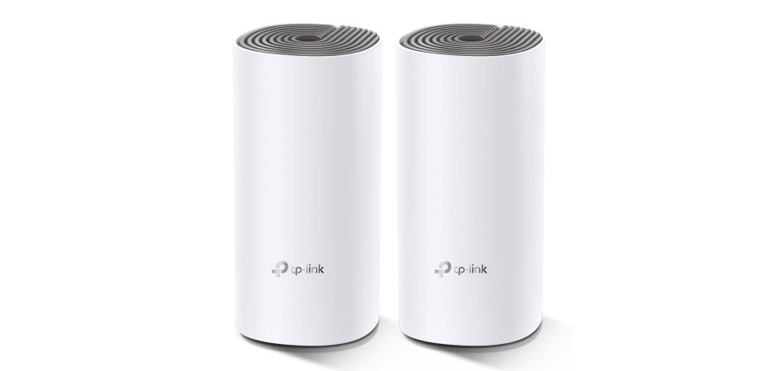TP-Link Deco E4 (2-pack) Bi-bande (2,4 GHz / 5 GHz) Wi-Fi 5 (802.11ac) Blanc, Gris Interne
