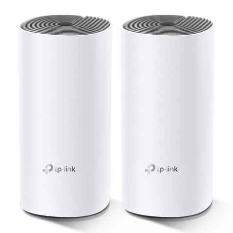 TP-Link Deco E4 (2-pack) Bi-bande (2,4 GHz / 5 GHz) Wi-Fi 5 (802.11ac) Blanc, Gris Interne