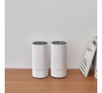 TP-Link Deco E4 (2-pack) Bi-bande (2,4 GHz / 5 GHz) Wi-Fi 5 (802.11ac) Blanc, Gris Interne