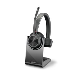 HP Poly USB-C Cuffie Poly Voyager 4310-M USB-C certificate per Microsoft Teams + dongle BT700 + supporto per ricarica