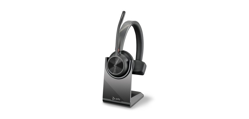 HP Poly Headset Poly Voyager 4310 Microsoft Teams Certified + BT700 Dongle + Charging Base