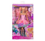 Barbie Fantasy Fairy Doll with Color-Change Wings and Outfit, Includes Toy Wand with Sponge & Fashion Accessories