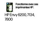 HP Pack de 2 cartouches authentiques d'encre noire/trois couleurs 303