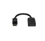 StarTech.com DisplayPort to HDMI Adapter - DP to HDMI Adapter/Video Converter - 1080p - VESA Certified - DP to HDMI Monitor/Display/Projector Adapter Dongle - Passive - Latching DP Connector