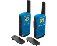 Walkie Talkie Motorola TALKABOUT T42 two-way radios 16 canales Negro, Azul