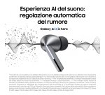 Samsung Galaxy Buds3 Pro Auricolari AI in-ear True Wireless, Speaker a 2 vie, Audio Hi-Fi, Impermeabilità IP57, Silver